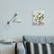 Stupell Industries Carpe Diem with White Hydrangea Bouquet Wall Art